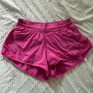 Lululemon sonic pink shorts size 4 length 2.5